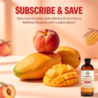 Multivitamine liquide OEM + Mangue Pêche pour la croissance des cheveux avec Biotine 10000mcg Favorise des cheveux plus épais et plus volumineux et une peau plus lisse pour les femmes