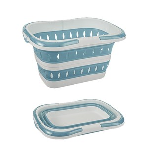 Foldable PP Plastic Nordic Style Laundry <strong>Basket</strong> <strong>for</strong> Household Clothes Vegetable <strong>Storage</strong> <strong>Wall</strong>-mounted Large Size Bathroom Use - Product Image 5