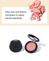 Palette de fard à joues mat noir en gros pour le maquillage, 12 couleurs, haute pigmentation, fard à joues pour peau foncée