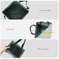 Nouveau produit : Boîte à poissons vivants pliable et étanche pour l'extérieur, sac à appâts souples en PVC, seau de plage multifonctionnel 10L avec poignée supérieure