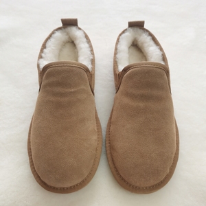 Custom Women's New Fashion Thick <strong>Sole</strong> Winter Snow <strong>Boots</strong> Warm Sheepskin for <strong>Slippers</strong> <strong>with</strong> Closed Toe Home Shoes for Winter - Product Image 5