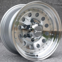 Jantes en alliage pour camion X-RIMS 15x10, 5x114.3 5x139.7 6x114.3 6x139.7, aluminium coulé concave poli, pour remplacement des jantes Toyota Hilux