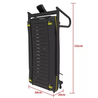 Tapis roulant manuel pliable compact 2025, le plus récent, avec écran numérique pour la remise en forme à domicile et des séances d'entraînement gain de place