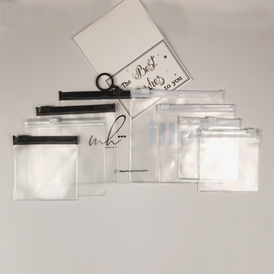 Bajo Moq listo logotipo personalizado pequeño lindo cosmético bolsa Pvc joyería bolsa Ziplock pequeñas bolsas de plástico con cierre de cremallera - Product Image 5