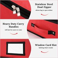 Emballage cadeau de qualité supérieure organisateur papier d'emballage de Noël pliable sous le lit sac de rangement conteneur boîte de rangement