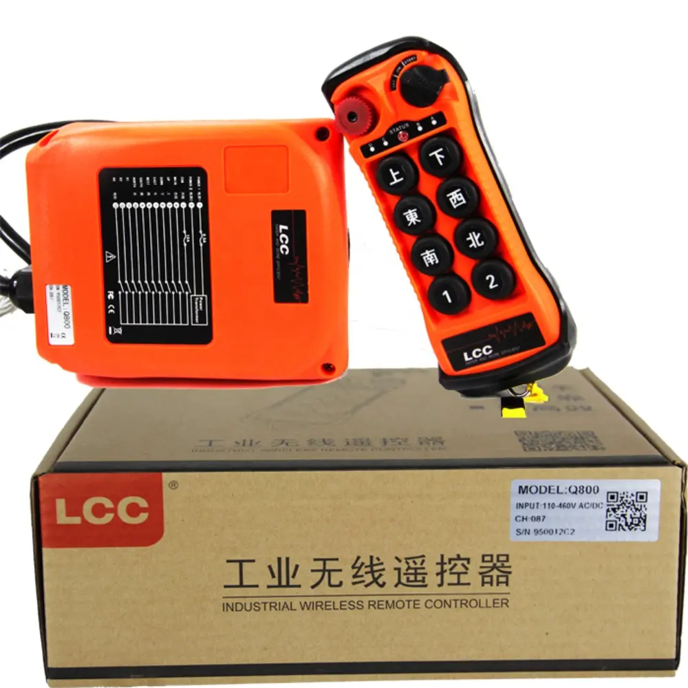 DC 12-24V /AC 36-380V Electric Hoist Wireless Remote Control Remote Control Hydraulic Crane Crane Radio Remote Controls