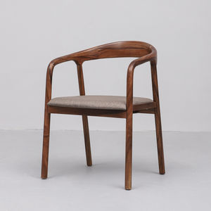 <span class=keywords><strong>Pas</strong></span> <span class=keywords><strong>cher</strong></span> prix moderne solide noyer bois hôtel meubles de jardin dîner en bois cuisine Restaurant à manger chaise - Product Image 1