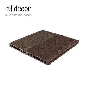 New Technology Waterproof WPC 3D Embossed Wooden Plastic Composite Decking Outdoor