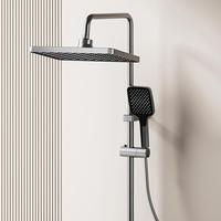 Pommeau de douche pluie à main haute pression en laiton de luxe Led affichage numérique clé de Piano température constante ensemble de douche de salle de bain
