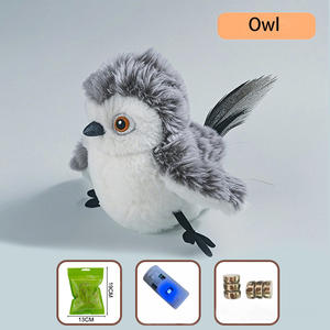 रिचार्जेबल इको-फ्रेंडली इलेक्ट्रिक कैट खिलौने, प्लग इंटरैक्टिव पालतू आंदोलन खिलौने से बने पक्षी - Product Image 5