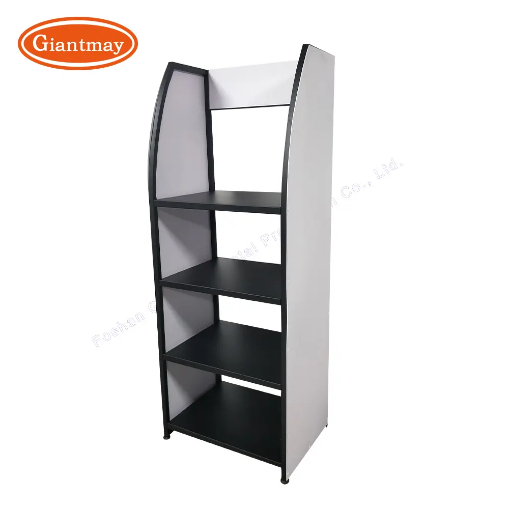 Display Rack For Store Metal 4 Layer Retail Clothes Store Display Rack Shelves Supmermarket Snack Drink Bread Sundries Display Rack For Shop