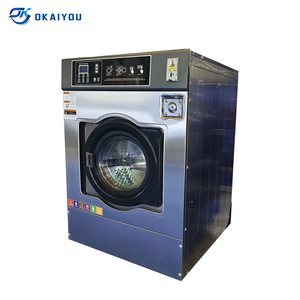 Laveuse-sécheuse électrique commerciale OKAIYOU <span class=keywords><strong>grande</strong></span> <span class=keywords><strong>capacité</strong></span> 12kg/<span class=keywords><strong>15</strong></span>/20/25kg/30kg en acier inoxydable 2-en-1 pour hôpitaux, à monnayeur - Product Image 2