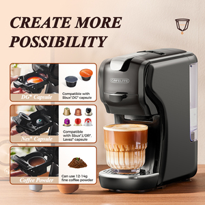 Cafetera Automática 3 en 1 de 200 BAR, Altura de Taza Ajustable, Máquina de Espresso Frío/Caliente, Compatible con Uso en Casa/Oficina/Hotel - Product Image 2