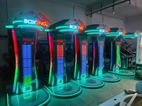 Machine de boxe d'arcade SUNWAYT SW-WG4 à monnayeur, construction métallique, interface anglaise, alimentation 110/220V – Meilleures ventes