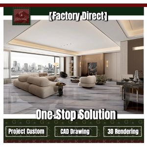 Dalles de sol GOLDKING Palissandro Blue, grand format, découpe sur mesure pour résidences de luxe, hôtels, <span class=keywords><strong>kit</strong></span> complet avec plinthes - Product Image 1