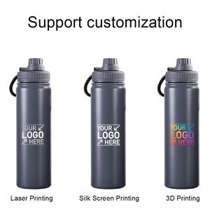 Custom logo 18oz 22oz 25oz 32oz Stainless Steel Vacuum Flask Sport Powder Coated Promotional <b>Gifts</b> Events Water Bottle - Product Image 4