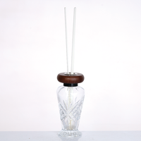 Bouteilles diffuseurs de parfum en verre gravé sur mesure 50 ml, vides, écologiques, durables, avec bouchon en bois, couleur et logo personnalisables
