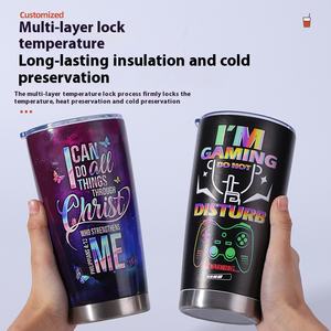 La <span class=keywords><strong>taza</strong></span> del coche de 40oz puede ser 3D para dibujar una <span class=keywords><strong>taza</strong></span> de maestro de hielo frío <span class=keywords><strong>Taza</strong></span> de termo de acero inoxidable engrosada de Navidad de Halloween personalizada - Product Image 4