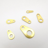 Pièces de fermoirs de collier ovales en cuivre à double trou faits à la main pour la fabrication de bijoux, vente en gros, personnalisables en usine