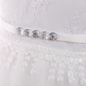 Vestidos de Niña de las Flores para 13 a 14 Años, Espalda Descubierta, Satén, Vestido de Primera Comunión para Fiestas de Primavera, Diseño Floral ODM - Product Image 5