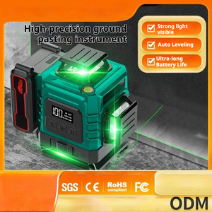 Niveles Láser, <span class=keywords><strong>Nivel</strong></span> Láser Verde de 16 Líneas, Diámetro de la Sonda de 5 mm, Precisión de 2 mm, Autonivelante Ajustable para Bricolaje con 2 Baterías de Iones de Litio - Product Image 4