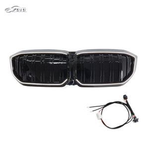 1シリーズI3カーグリルライト2023年 + ダイヤモンド光沢ブラック & シルバーLEDアクセサリーI3フロントバンパーI3グリル - Product Image 3