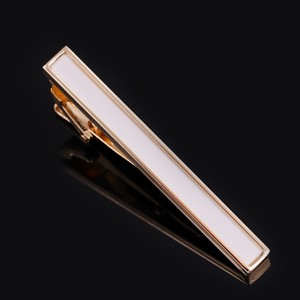 Clips de cravate pour hommes en cuivre plaqué argent, motif uni, accessoires de cravate formels pour affaires, 5 couleurs disponibles, marque <span class=keywords><strong>KERONG</strong></span> - Product Image 3
