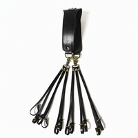 Sifflet en cuir pour la chasse, accessoires avec anneaux amovibles et cordon pour appels de prédateurs, canards et oies, usage extérieur, paracorde