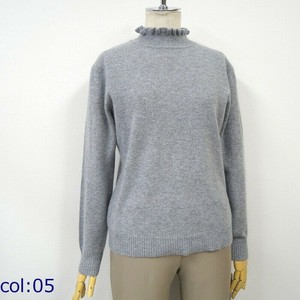 Femmes nouveau Style décontracté à manches longues tricot cachemire laine pull col haut doux et confortable 100% pur cachemire en gros - Product Image 4