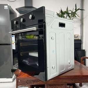 <span class=keywords><strong>Four</strong></span> électrique <span class=keywords><strong>encastrable</strong></span> en fonte noire standard 220V 2000W Contrôle mécanique Capacité 60L Fonction minuterie - Product Image 3