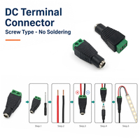 Offre Spéciale Adaptateur Secteur AC/DC 3V 9V 12V 24V 0.1A 0.5A 1A 2A 5W 6W 12W avec Prise BR EU US et Bornier à Vis pour Alimentation LED
