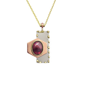Elegante Collar Trimetal para Mujer con Diseño Ligero Único, Joyería Moderna y Elegante, Perfecta para Uso Diario - Product Image 4