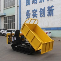 Fabricant de mini-chargeuses sur chenilles hydrauliques de qualité chinoise, véhicule de transport tout-terrain à chenilles auto-chargeur en caoutchouc