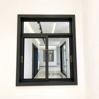 Fenêtre coulissante à pont thermique en alliage d'aluminium avec double vitrage trempé insonorisé pour projets hôteliers et appartements, et rénovation hôtelière commerciale