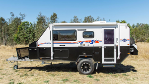 Ecocampor Pop Top Camper en aluminium avec frein électrique <span class=keywords><strong>pour</strong></span> le camping tout-terrain et les aventures en plein air avec un <span class=keywords><strong>auvent</strong></span> - Product Image 3