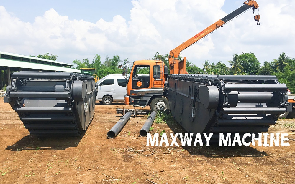 MAX200PU-S Amphibious Excavator Undercarriage - 24.1 Ton