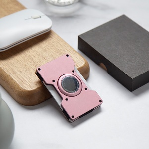 TILONSTAR TVC700 Unisex Money Clip Metal ID Card <b>Holder</b> Aluminum <b>Wallet</b> Credit Business Credit Card <b>Holders</b> for AirTag Case - Product Image 6