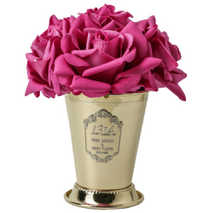 Difusor de Aroma con Rosa Preservada Heshes, Florero Dorado, Aroma Duradero, Decoración para el Hogar y el Dormitorio, Regalo - Product Image 5