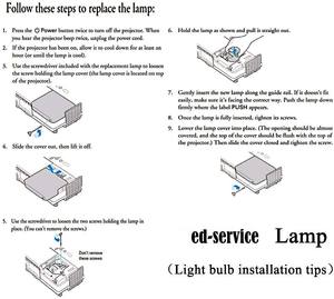 NP43LP Lampe à <span class=keywords><strong>mercure</strong></span> avec module pour projecteurs ME331W ME361W NP-ME301X NP-ME331X NP-ME361X - Product Image 6