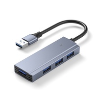 Hub USB-C vers 4 ports USB 3.0 pour Mac Pro, iMac, iPad Pro, Chromebook, Pixelbook, Steam