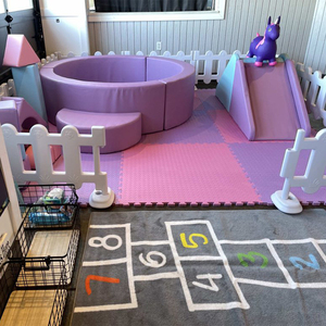 Personalizzabile per bambini viola Soft <span class=keywords><strong>Play</strong></span> attrezzature per feste a noleggio parco giochi al coperto per bambini Soft <span class=keywords><strong>Play</strong></span> - Product Image 2