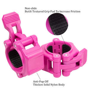 MKAS 50mm haltérophilie haltère colliers de verrouillage à dégagement rapide personnalisé en <span class=keywords><strong>plastique</strong></span> PP anti-dérapant haltère <span class=keywords><strong>collier</strong></span> de <span class=keywords><strong>serrage</strong></span> - Product Image 3