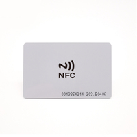 Tarjeta de PVC CR80 Control DE ACCESO reescribible Rfid chip de inyección de tinta imprimible tarjeta NFC en blanco