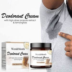 Traitement corporel à la <span class=keywords><strong>citronnelle</strong></span> West Month, déodorant, crème anti-odeurs des aisselles, hydratant pour un usage quotidien - Product Image 2