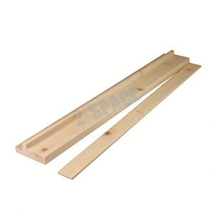 Support de Mahjong en <span class=keywords><strong>bois</strong></span> MALADA 20 pouces, en <span class=keywords><strong>bois</strong></span> naturel américain, avec poussoir - Product Image 3