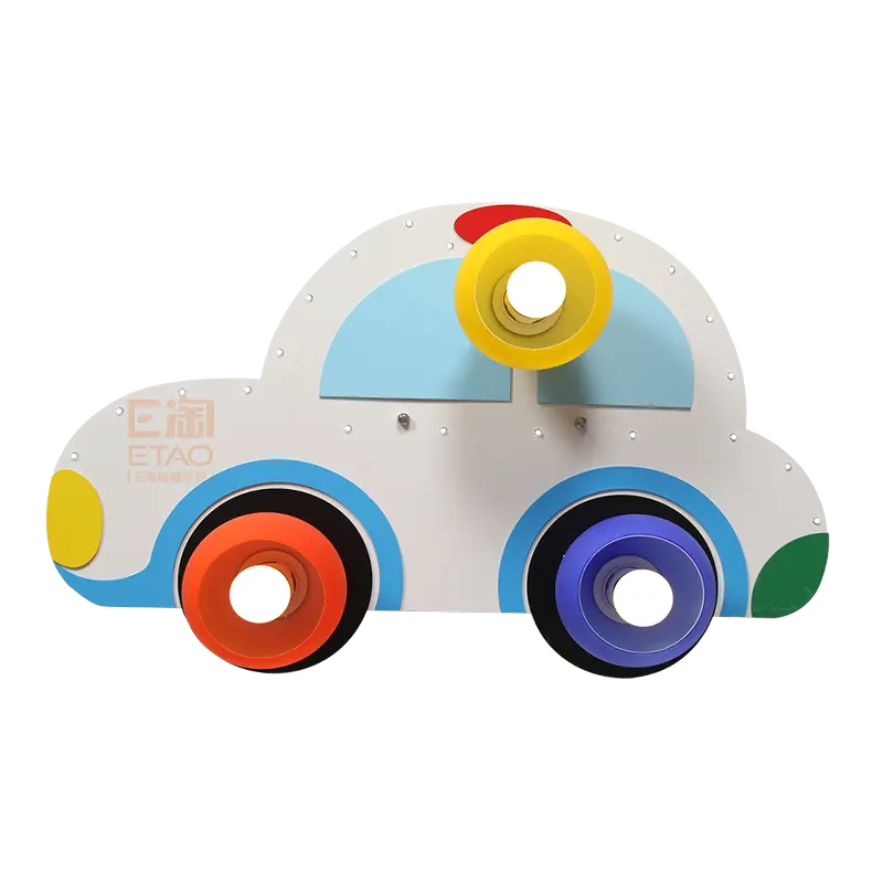 E27 Eye Caring bois coloré voiture acrylique boule lampe forme plafond suspension pour chambre d'enfants