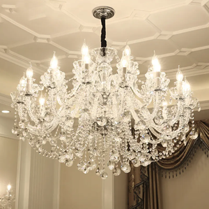 Lámpara Colgante Moderna de Cristal LED, Lujosa para Bodas, Escaleras, Sala de Estar, Salón de Banquetes, Hotel, Decoración de Villa - Product Image 5