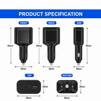 Localizador GPS Mini para Encendedor de Cigarrillos OEM ODM, Dispositivo de Rastreo Vehicular GSM/GPRS/2G Plug and Play en Tiempo Real, Empaque con Logotipo Personalizado, 3 Años de Garantía