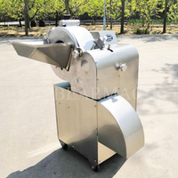 Bear Groente- en Fruit Snijmachine 15x15mm Kubus Snijder Motor/Motor voor Ui Tomat 1500W 380V/220V 100KG SUS304 RVS