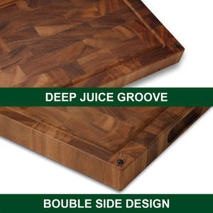 FLYWOD, accesorios para el hogar y la cocina, tabla de cortar de madera de nogal negro de grano final, tabla de cortar de madera - Product Image 4